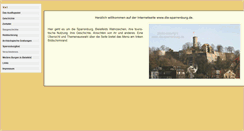 Desktop Screenshot of die-sparrenburg.de